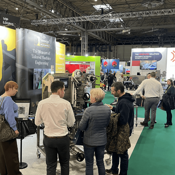 The Sovereign Labelling Machines stand at Packaging Innovations & Empack 2026