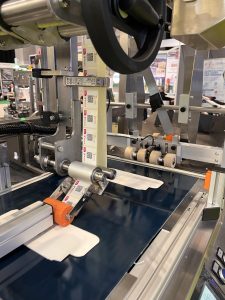 PPMA Show 2026 carton feeder and labelling demo